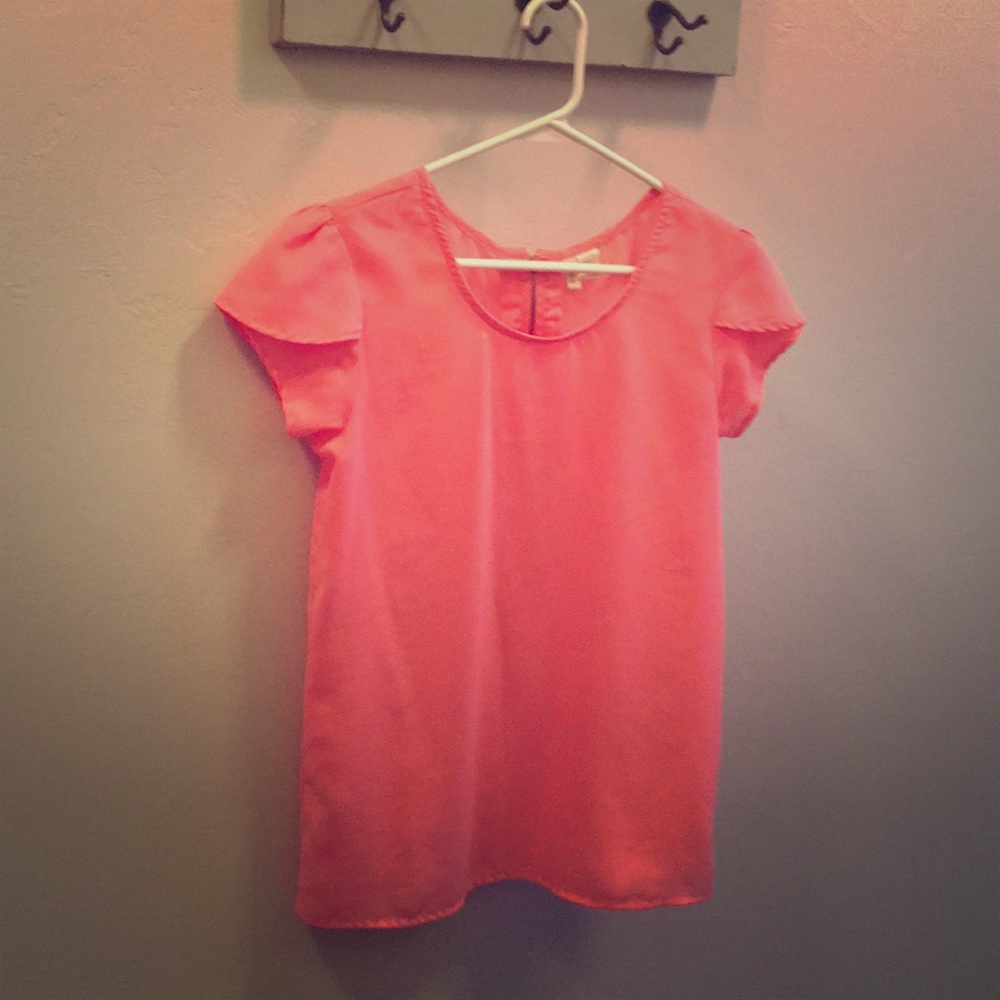 Coral summer blouse!